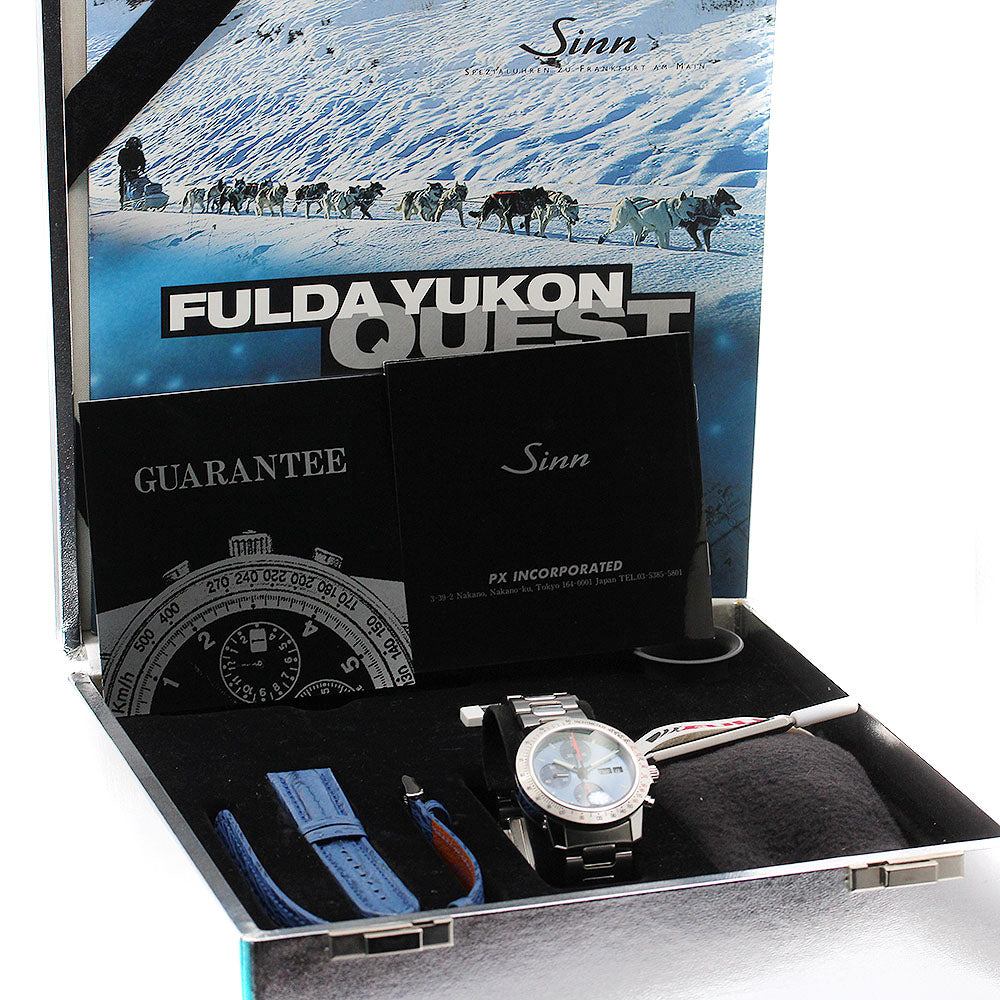 Sinn Crystal Fulda 303.KRISTALL Chronograph Day Date Limited to 1000 pieces worldwide blue Dial Automatic Men's Watch_906909