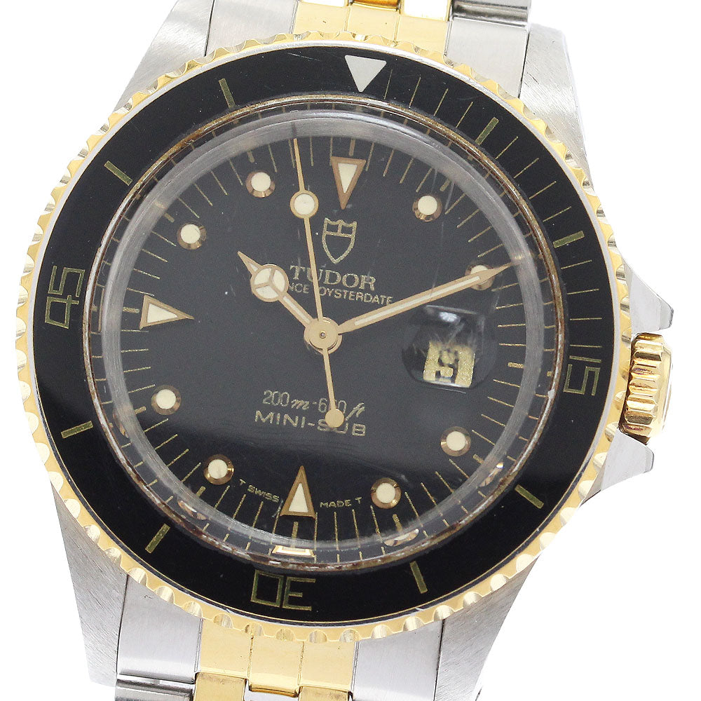 TUDOR Mini Sub Prince Oyster Date 73091 YG bezel Automatic Boy's Watch_906914