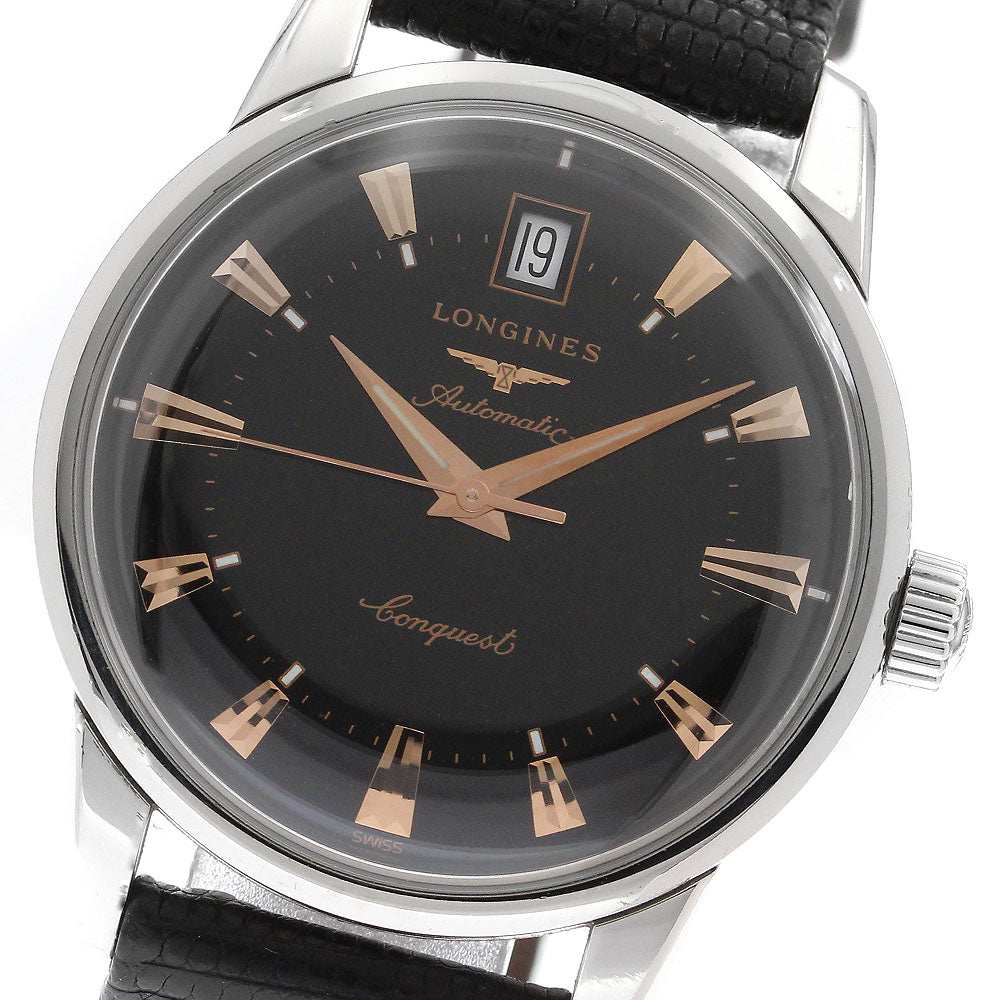 LONGINES Conquest Heritage L1.611.4 Date black Dial Automatic Men's Watch_906925
