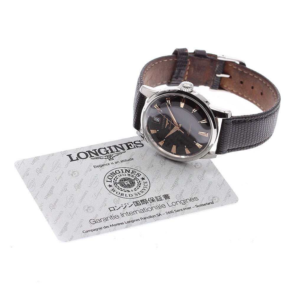 LONGINES Conquest Heritage L1.611.4 Date black Dial Automatic Men's Watch_906925