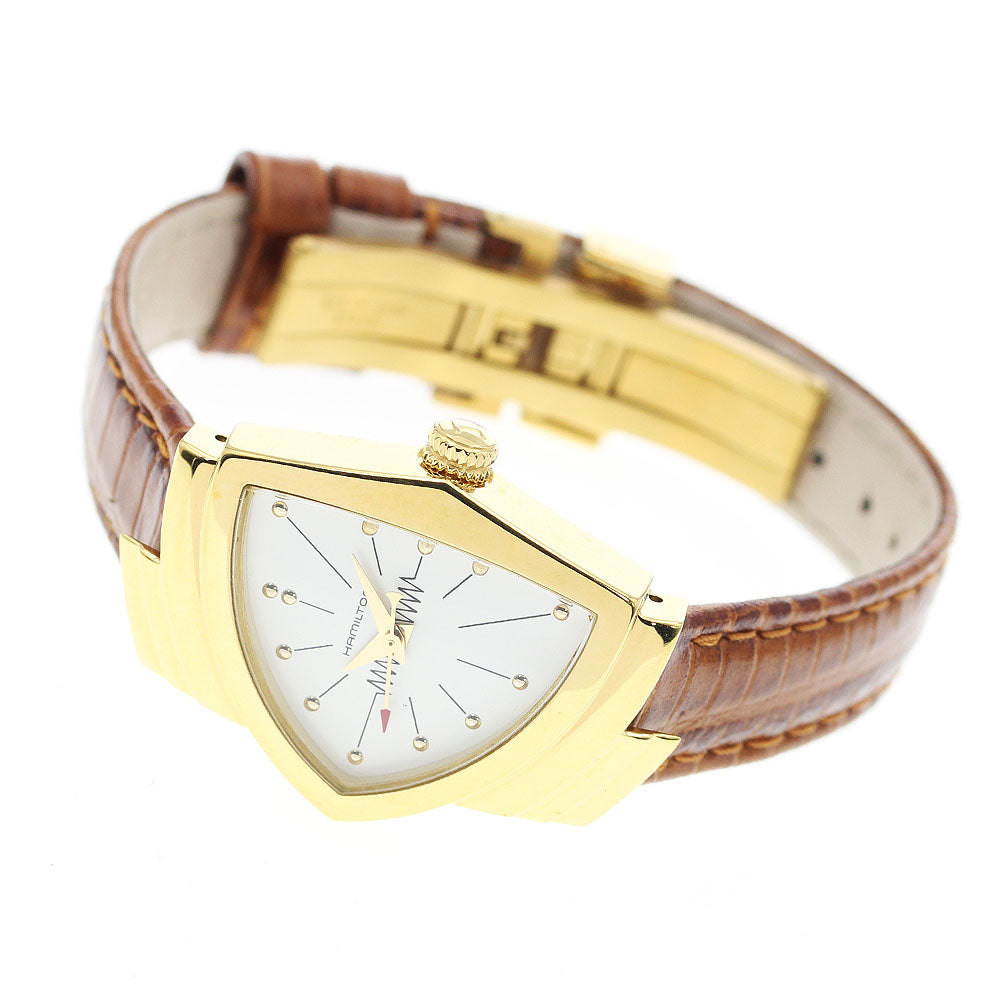 HAMILTON Ventura H241010 Silver Dial Quartz Ladies Watch_906929