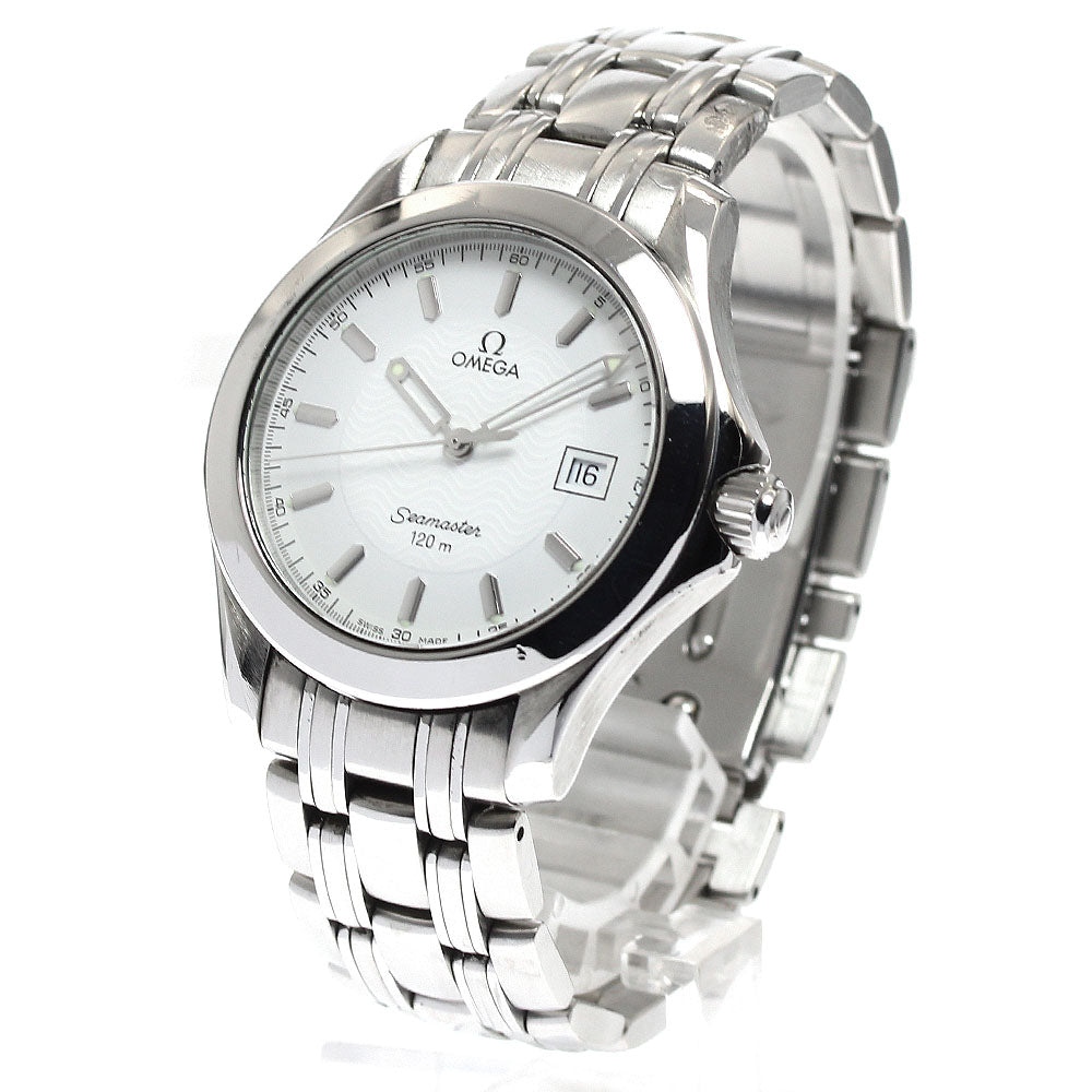 OMEGA Seamaster120 2511.21 Date white Dial Quartz Men's Watch_906933