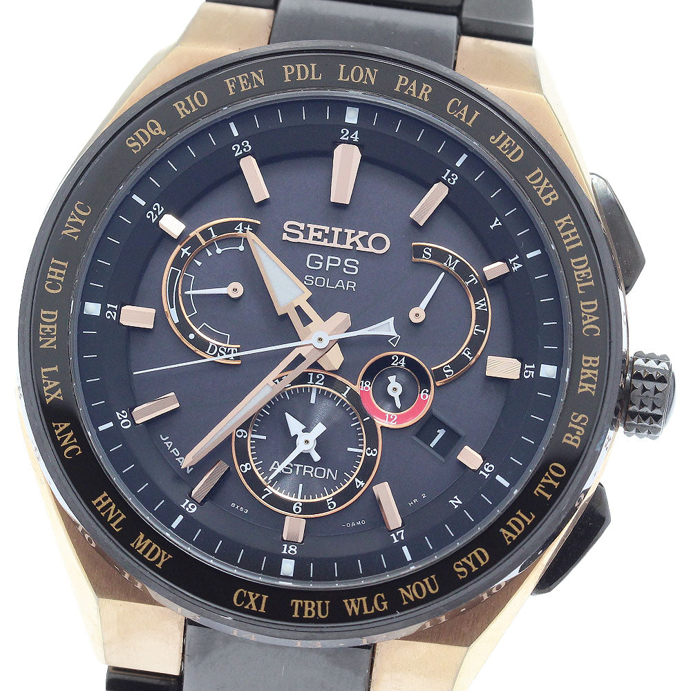 SEIKO Astron SBXB126/8X53-0AV0-2 GPS Solar Powered Radio Men's Watch_906935