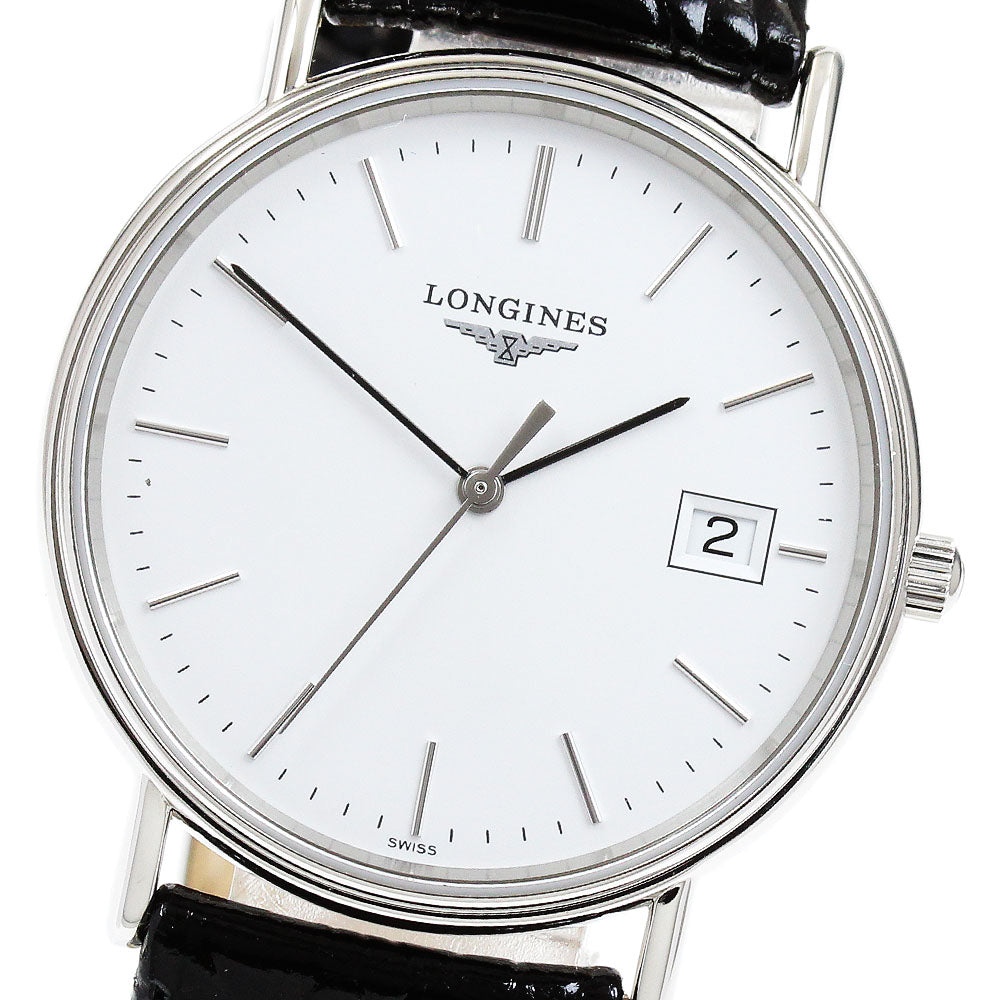 LONGINES Grand classic L4.720.4 Date white Dial Quartz Men's Watch_906952