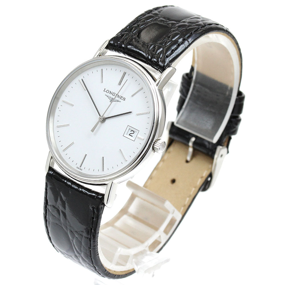 LONGINES Grand classic L4.720.4 Date white Dial Quartz Men's Watch_906952