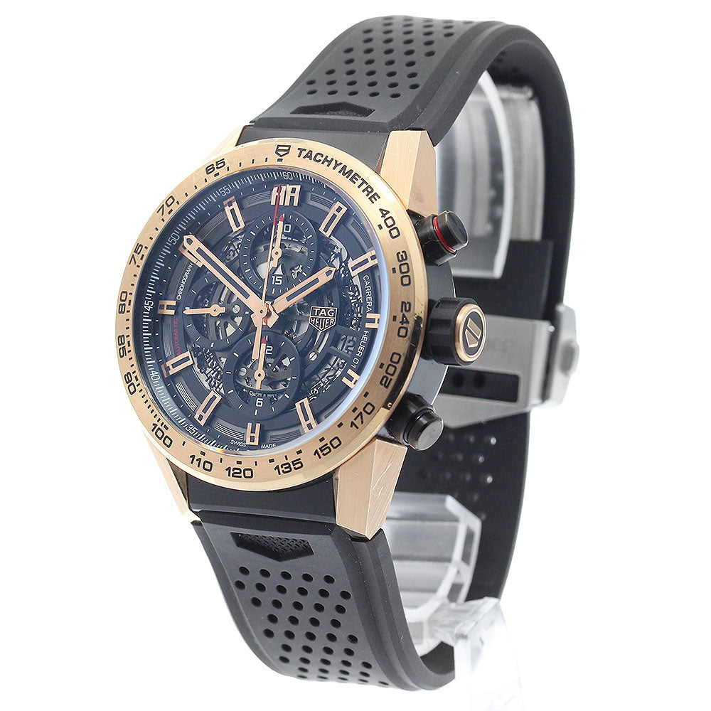 TAG HEUER Carrera Caliber Heuer 01 CAR205B PG bezel Automatic Men's Watch_906956