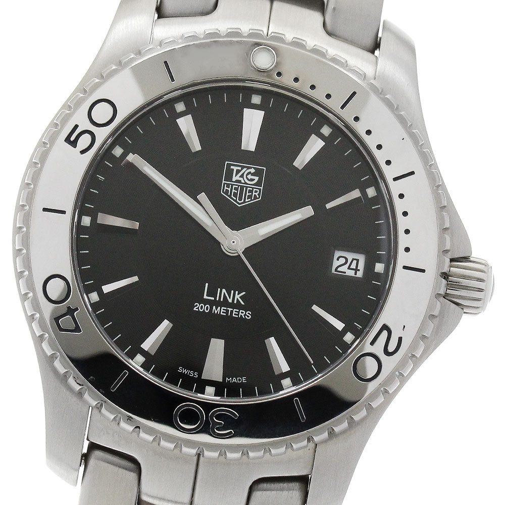 TAG HEUER Link WJ1110.BA0570 Date Black Dial Quartz Men's Watch_906993