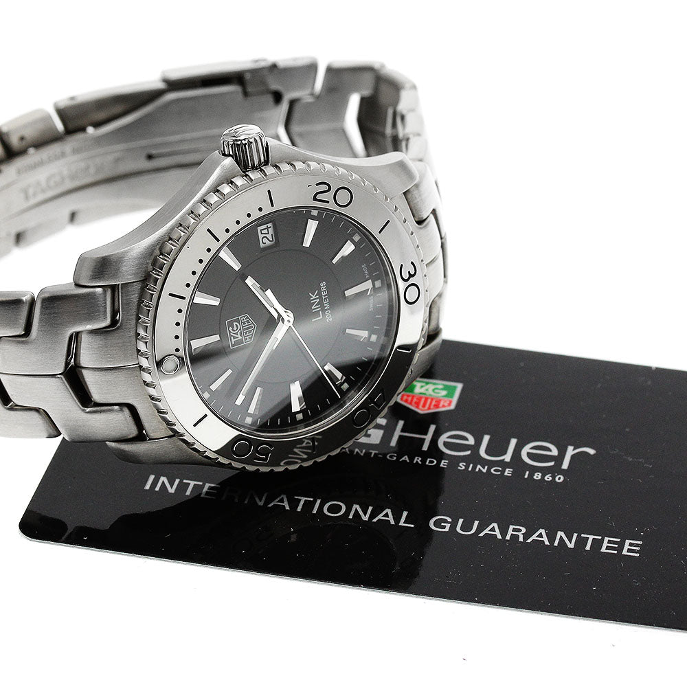 TAG HEUER Link WJ1110.BA0570 Date Black Dial Quartz Men's Watch_906993