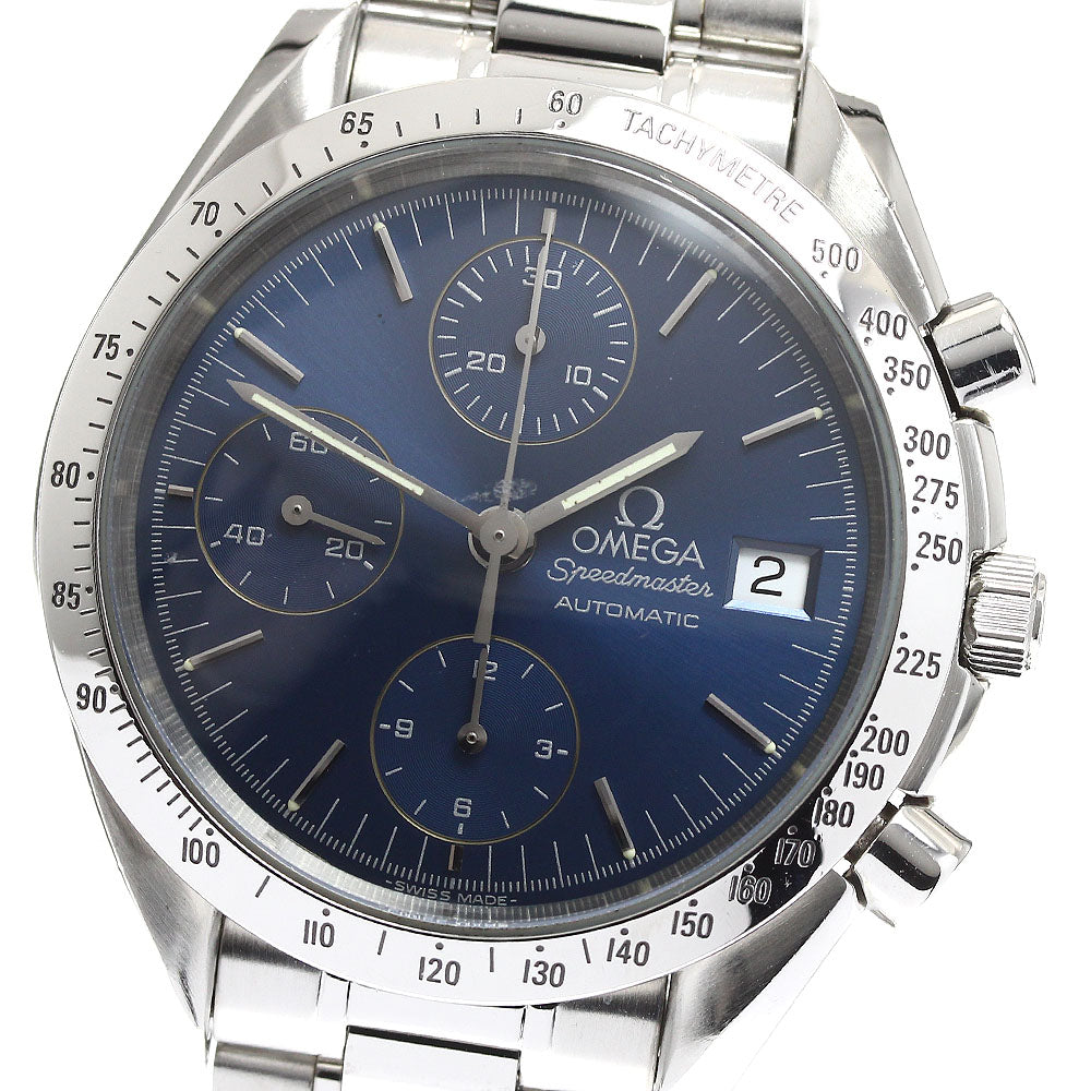 OMEGA Speedmaster 3511.80 Chronograph Navy Dial Automatic Men's Watch_907000