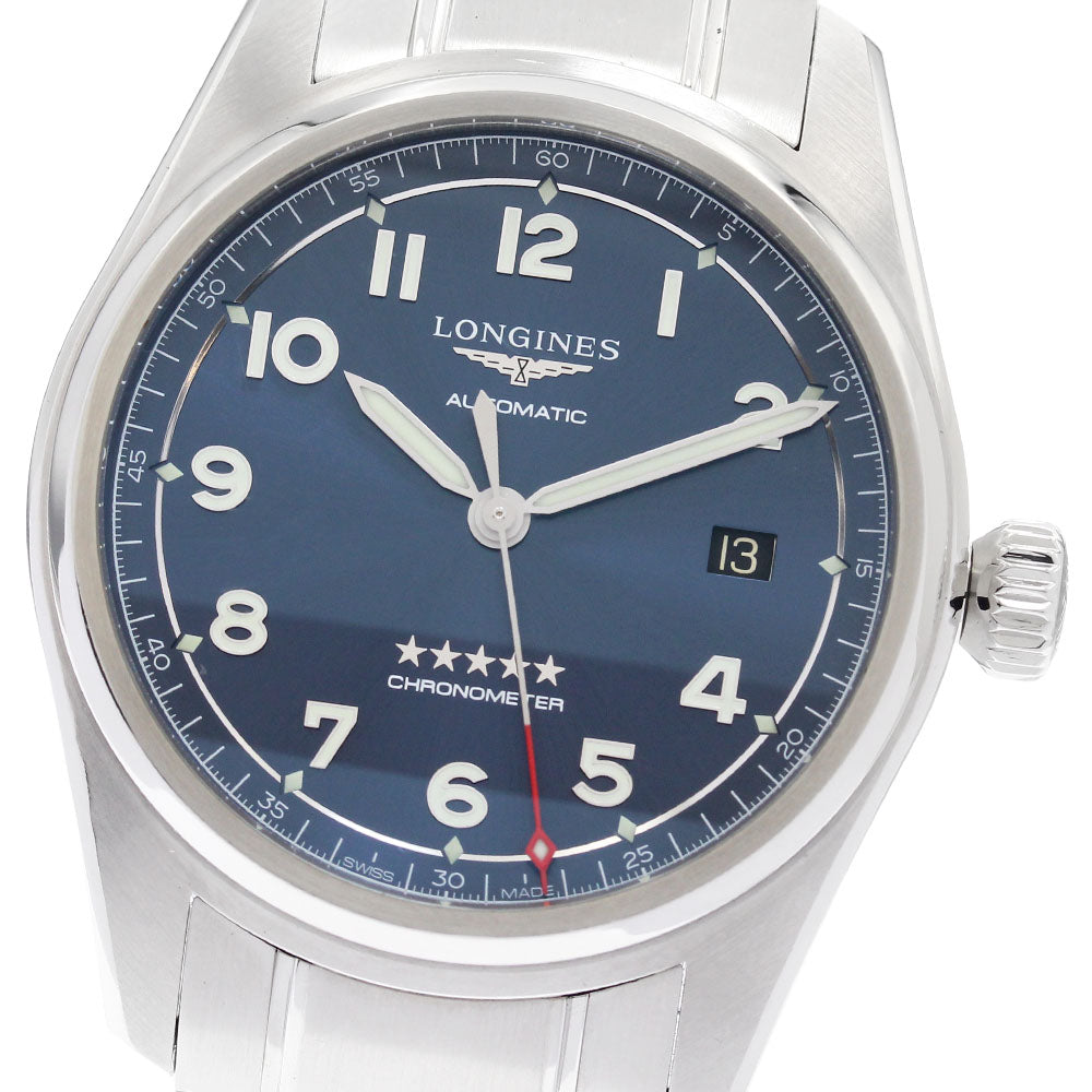 LONGINES Spirit L3.810.4 Chronometer Date Navy Dial Automatic Men's Watch_907007