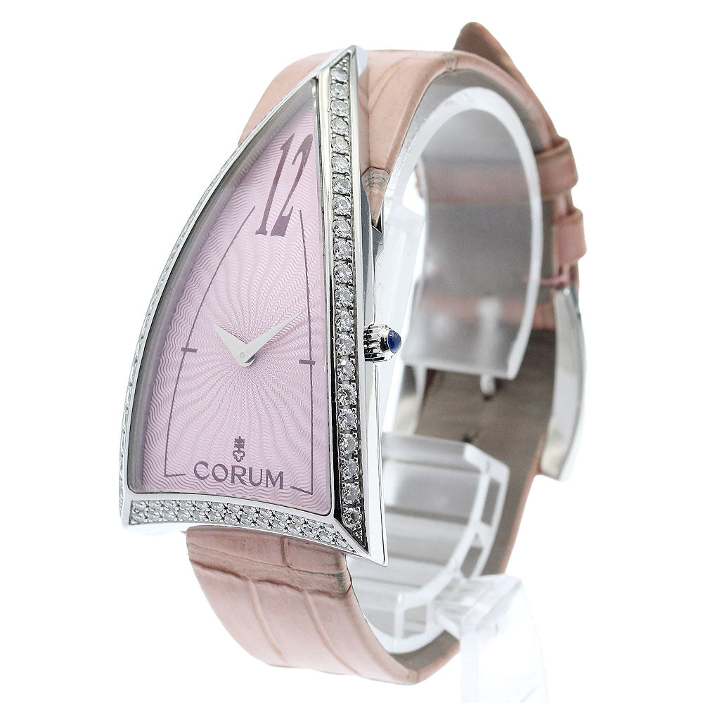 CORUM rocket 24.941.47 Diamond Bezel pink Dial Quartz Ladies Watch_907009