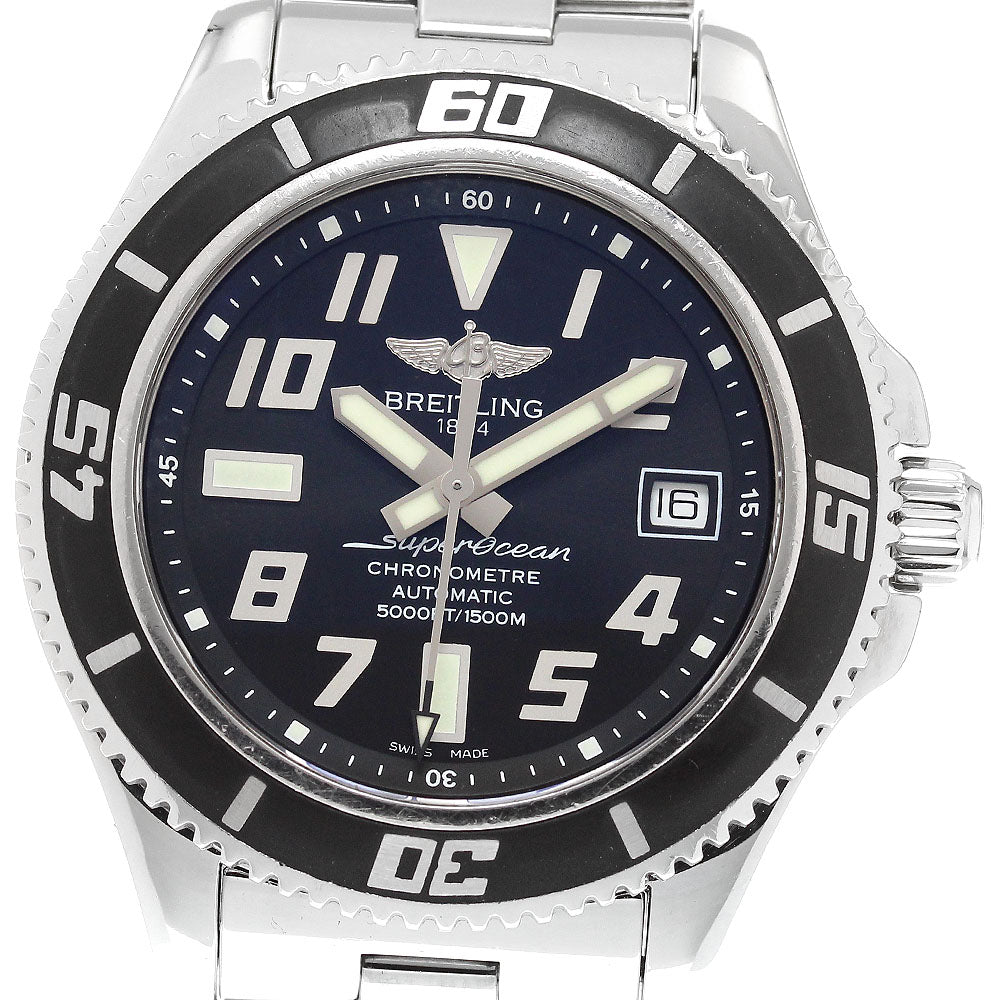 BREITLING Super Ocean 42 A17364 Date black Dial Automatic Men's Watch_907019