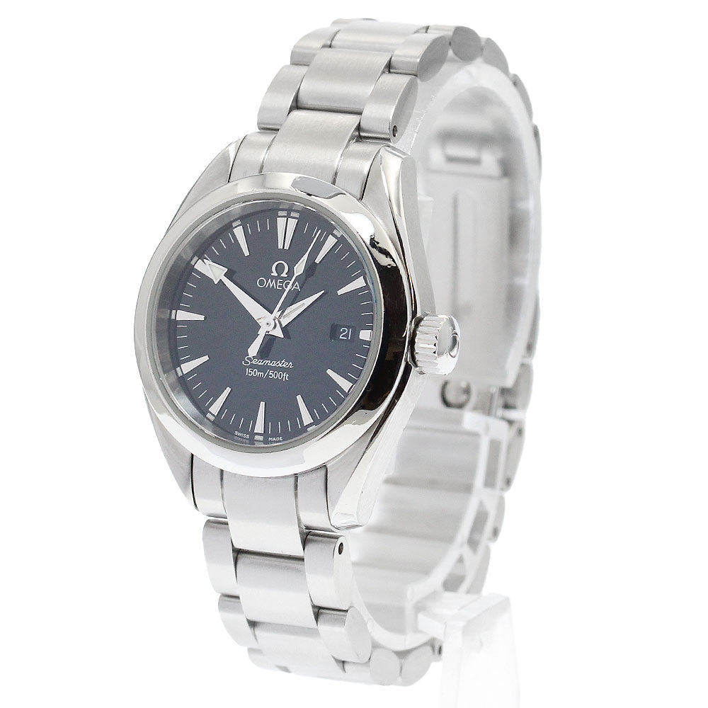 OMEGA Seamaster Aqua Terra 2577.50 Date black Dial Quartz Ladies Watch_907020