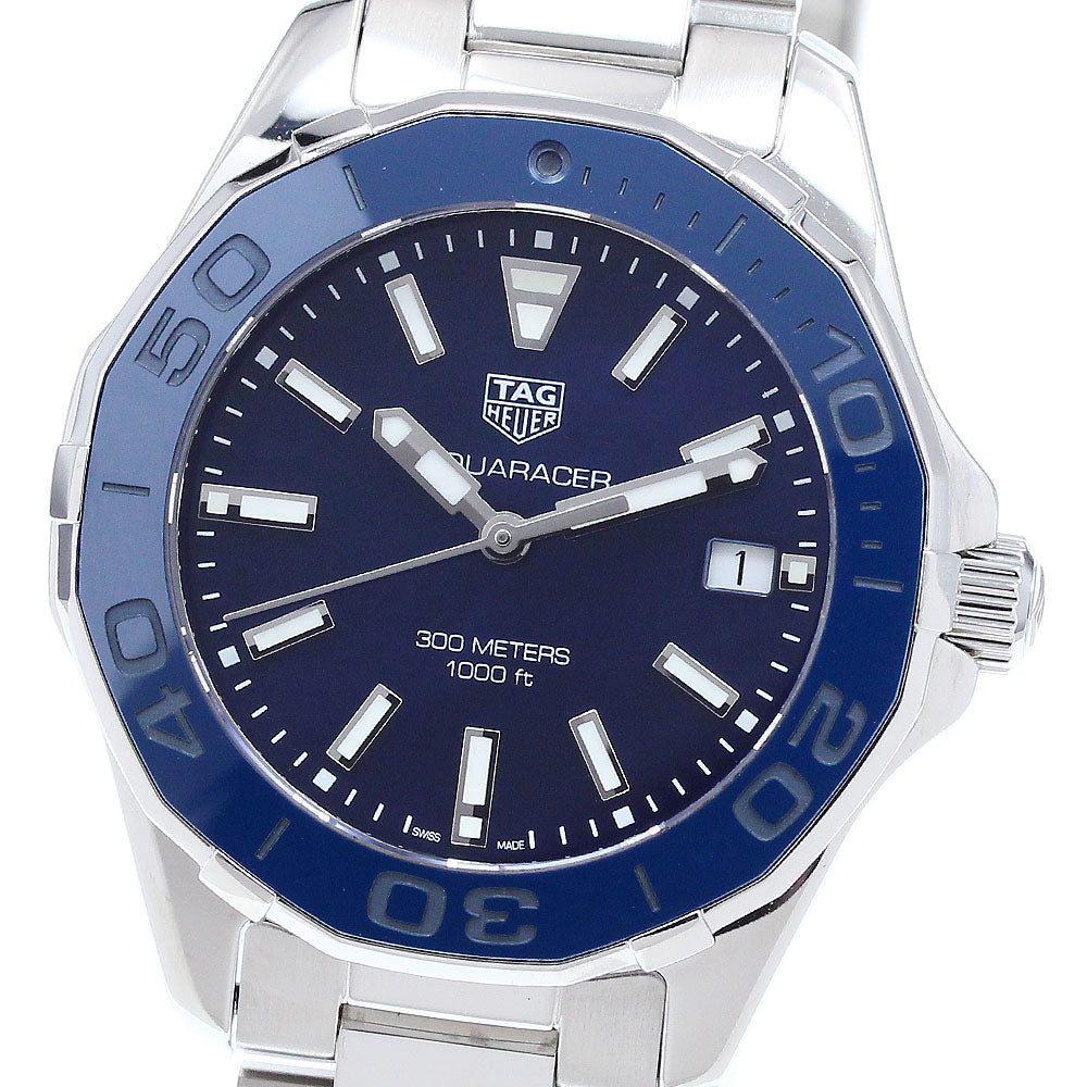 TAG HEUER Aqua racer WAY131S Date Blue shell Dial Quartz Ladies Watch_907047