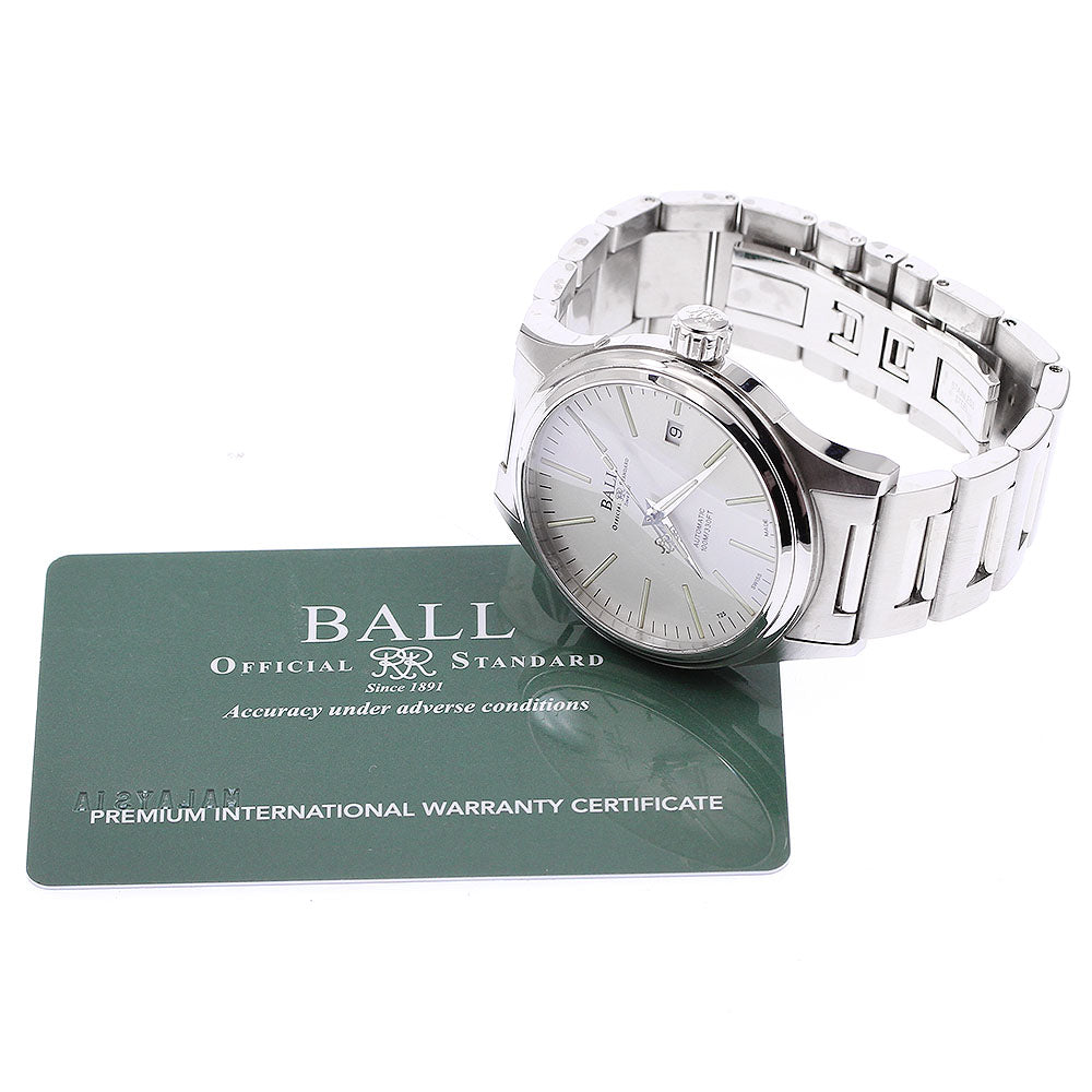 BALLWATCH Fireman NM2098C-S20J-WH Date Silver Dial Automatic Men's Watch_907055