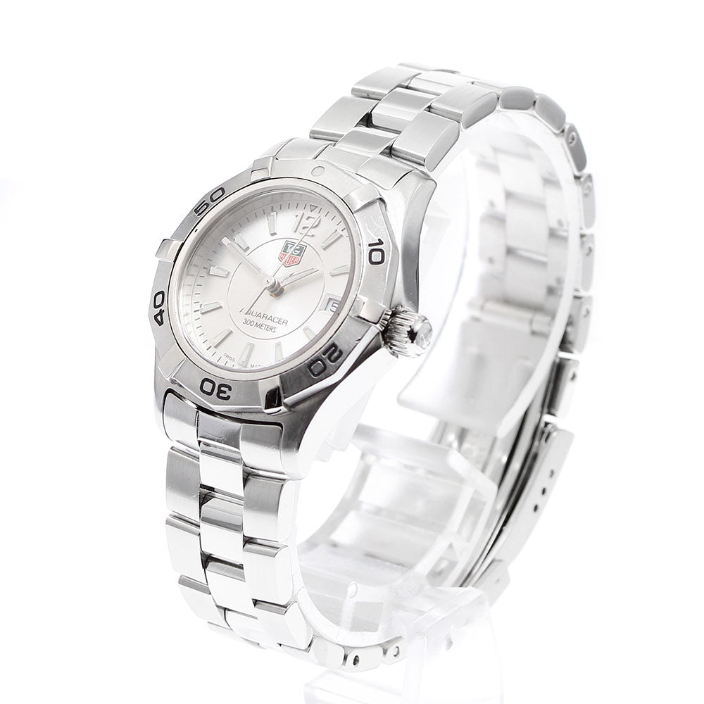 TAG HEUER Aqua racer WAF1412 Date Silver Dial Quartz Ladies Watch_907057