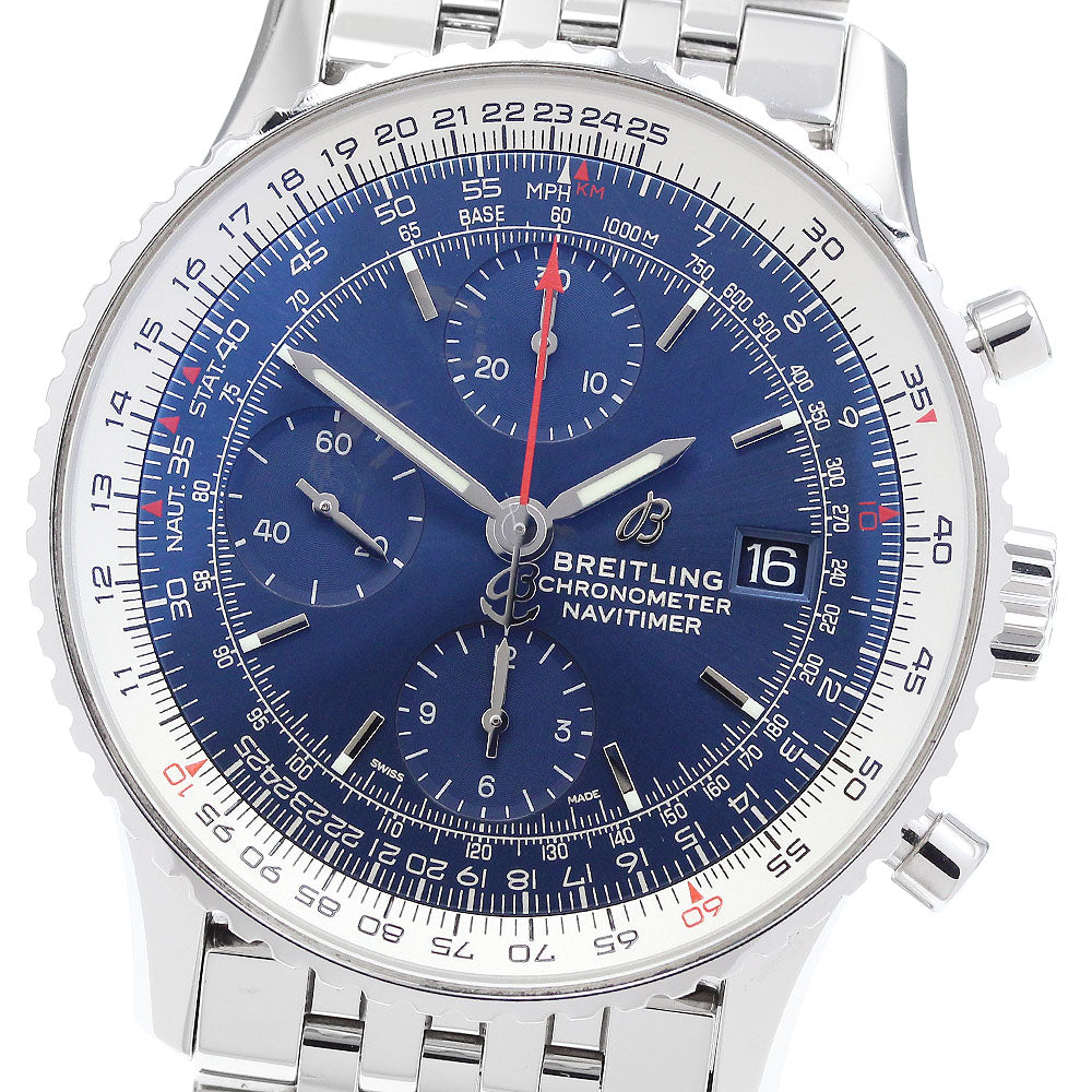 BREITLING Navitimer A13324 Chronograph Navy Dial Automatic Men's Watch_907065
