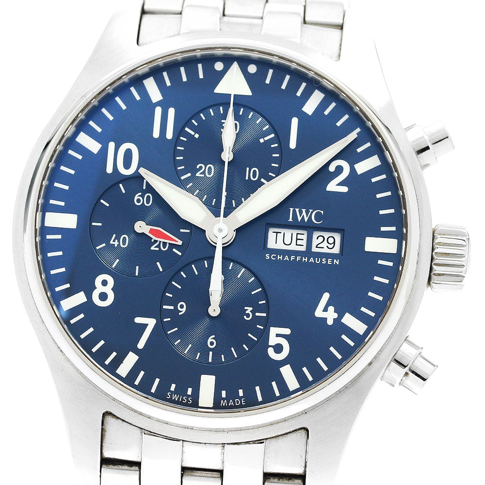 IWC SCHAFFHAUSEN Pilot's Watch Petite Prince IW377717 Automatic Men's_907073