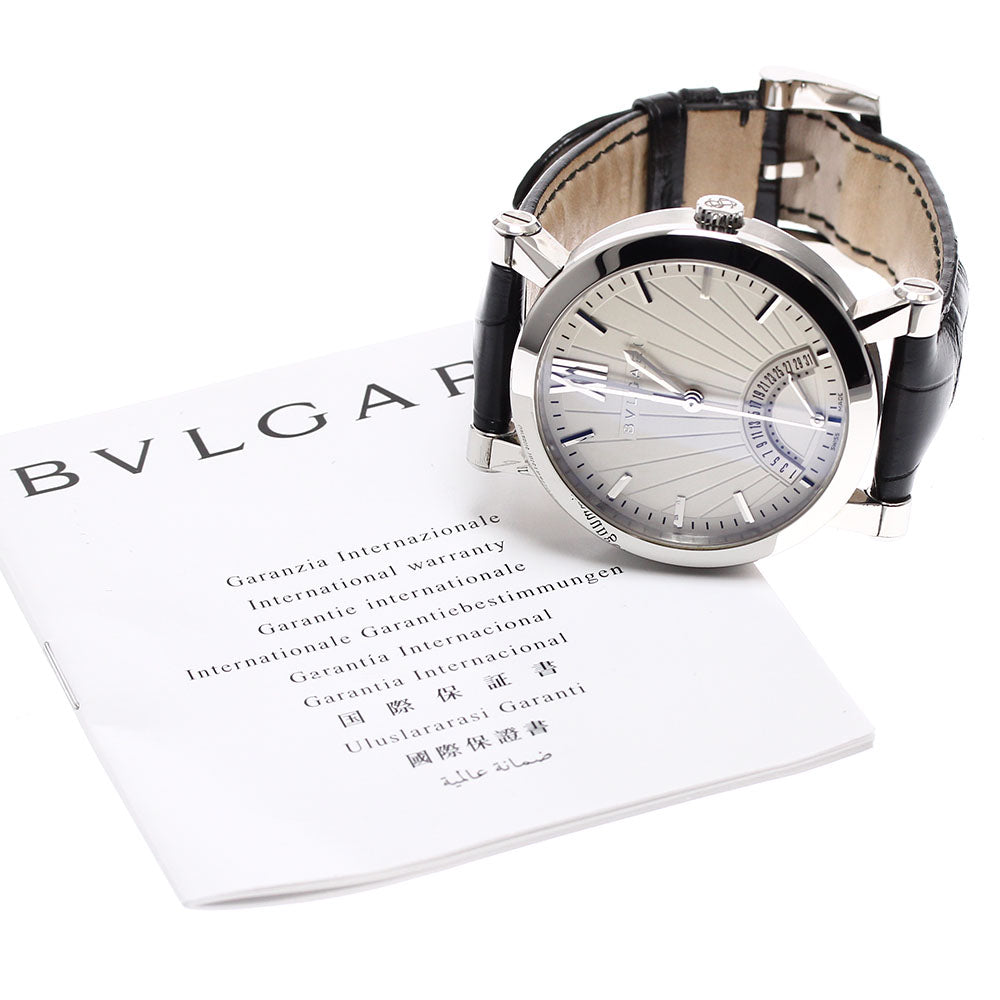 BVLGARI Sotirio SB42SDR Retrograde Silver Dial Automatic Men's Watch_907075