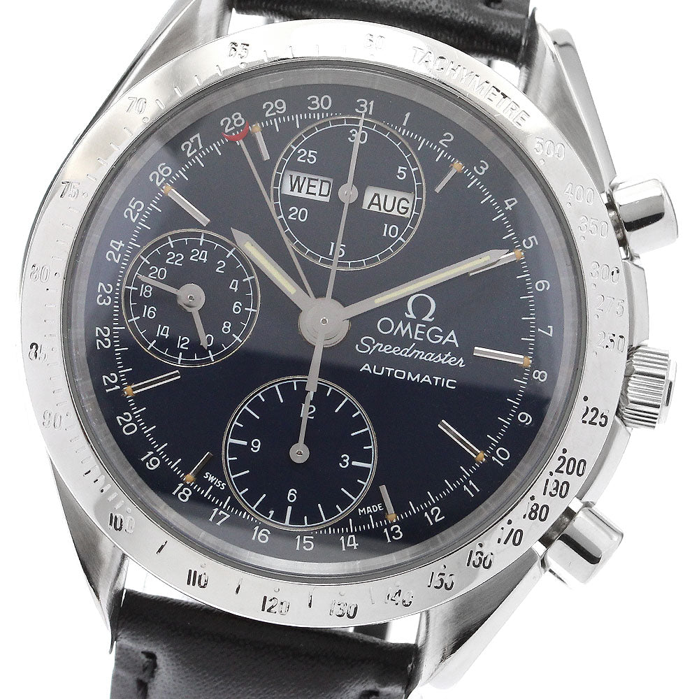 OMEGA Speedmaster 3521.80 Triple calendar chronograph Navy Dial AT Men's_907117