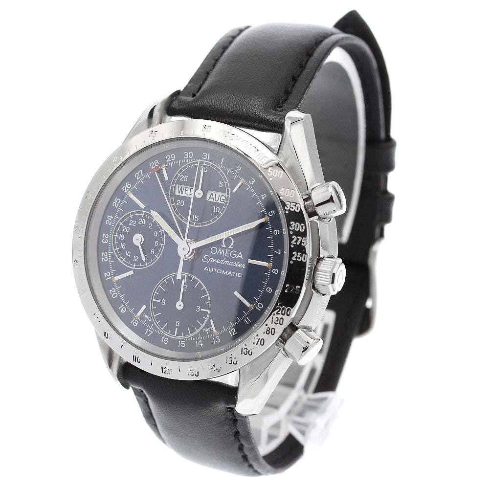 OMEGA Speedmaster 3521.80 Triple calendar chronograph Navy Dial AT Men's_907117
