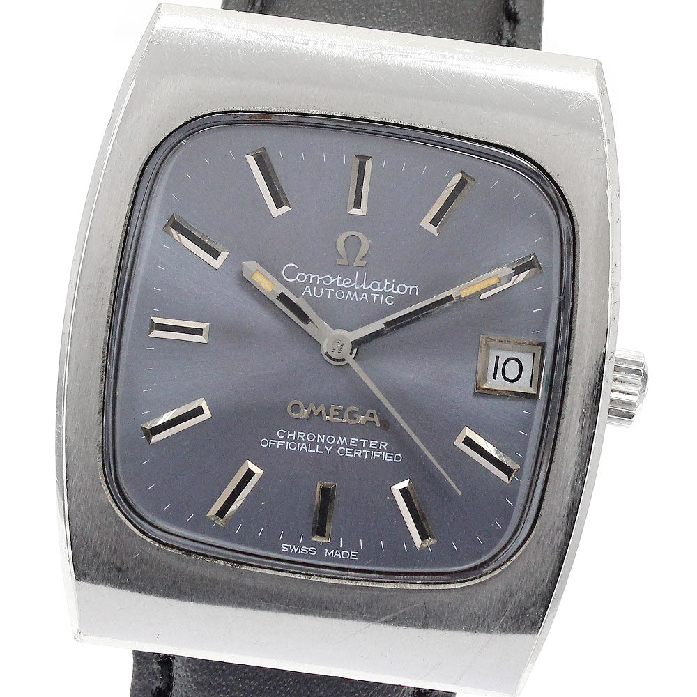 OMEGA Constellation Chronometer Date Navy Dial Automatic Men's Watch_907141