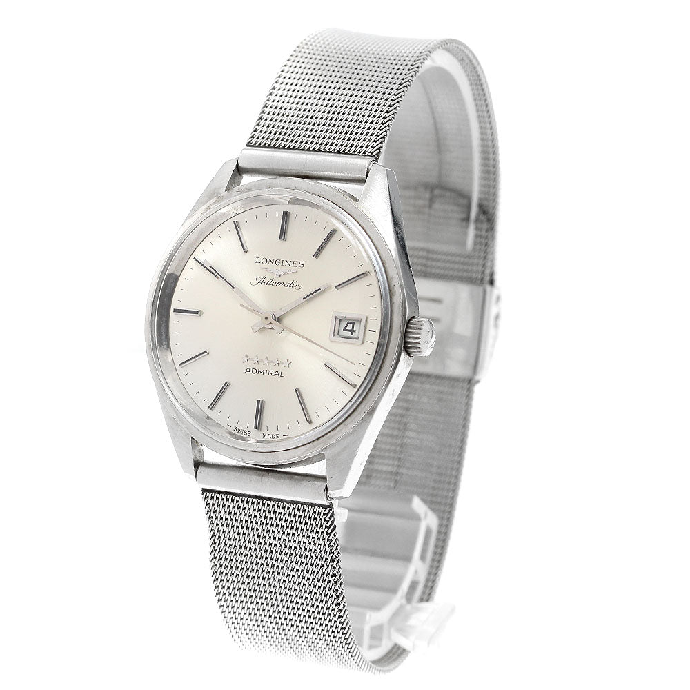 LONGINES Admiral Date Silver Dial Automatic Men's Watch_907144