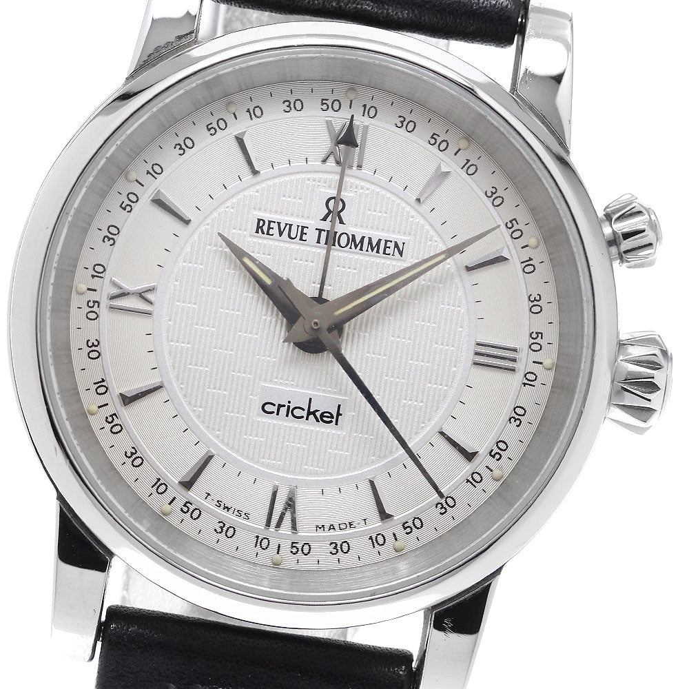 REVUE THOMMEN cricket 8010005 Silver Dial Hand Winding Men's Watch_907147