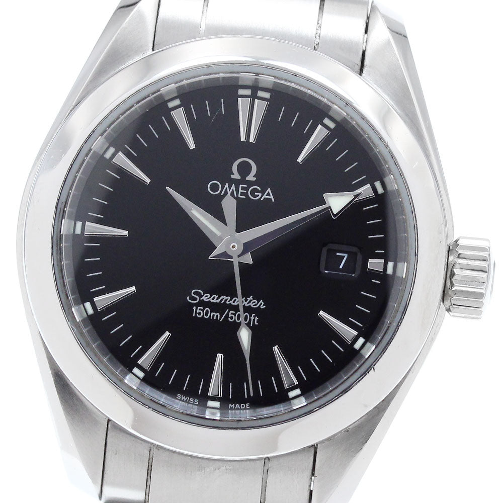 OMEGA Seamaster Aqua Terra 2577.50 Date black Dial Quartz Ladies Watch_907151