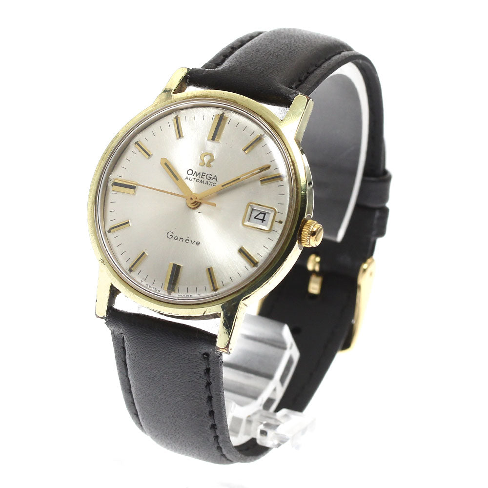 OMEGA Geneve 166.070 Cal.565 Date Silver Dial Automatic Men's Watch_907162