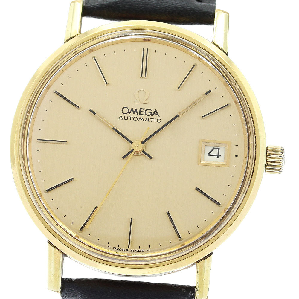 OMEGA 166.0202 Date Cal.1012 gold Dial Automatic Men's Watch_907173