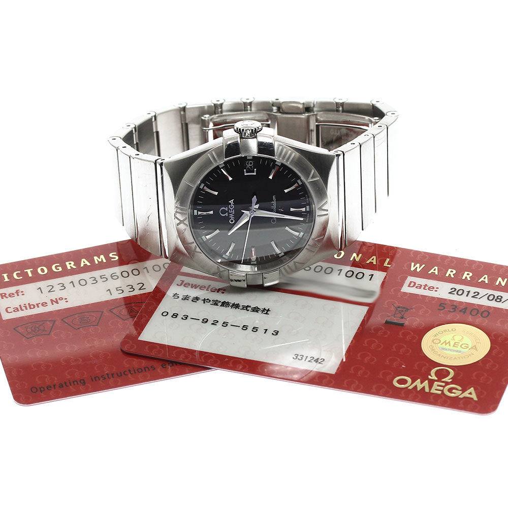 OMEGA Constellation 123.10.35.60.01.001 black Dial Quartz Men's Watch_907182