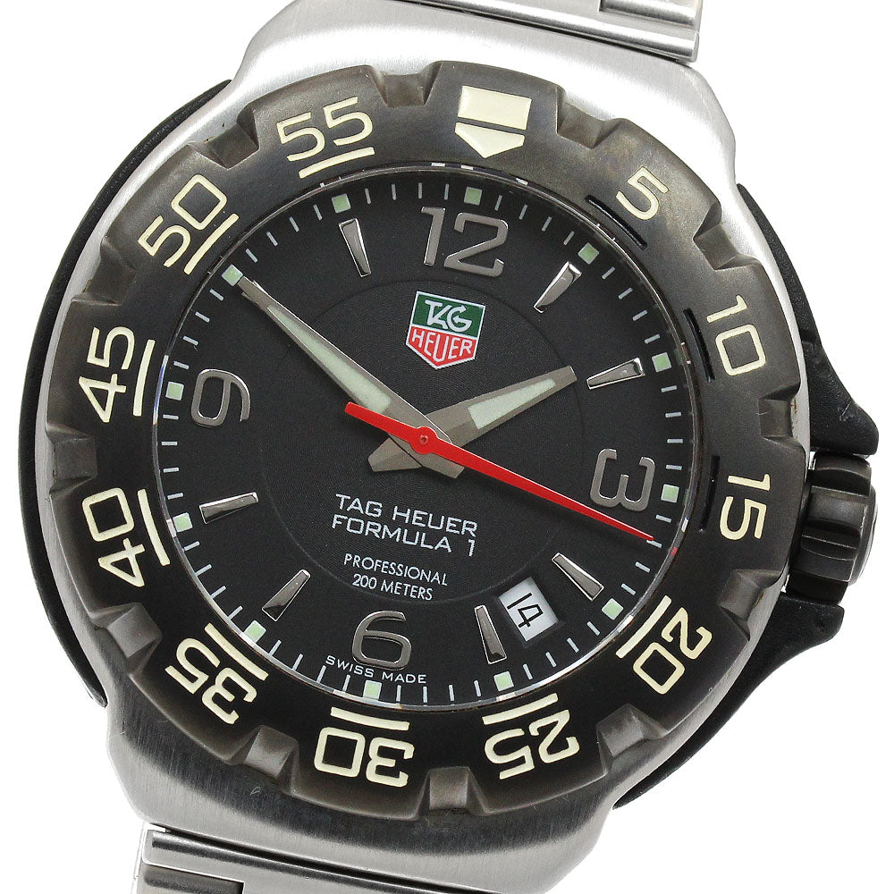 TAG HEUER Formula 1 WAC1110 Date black Dial Quartz Men's Watch_907213