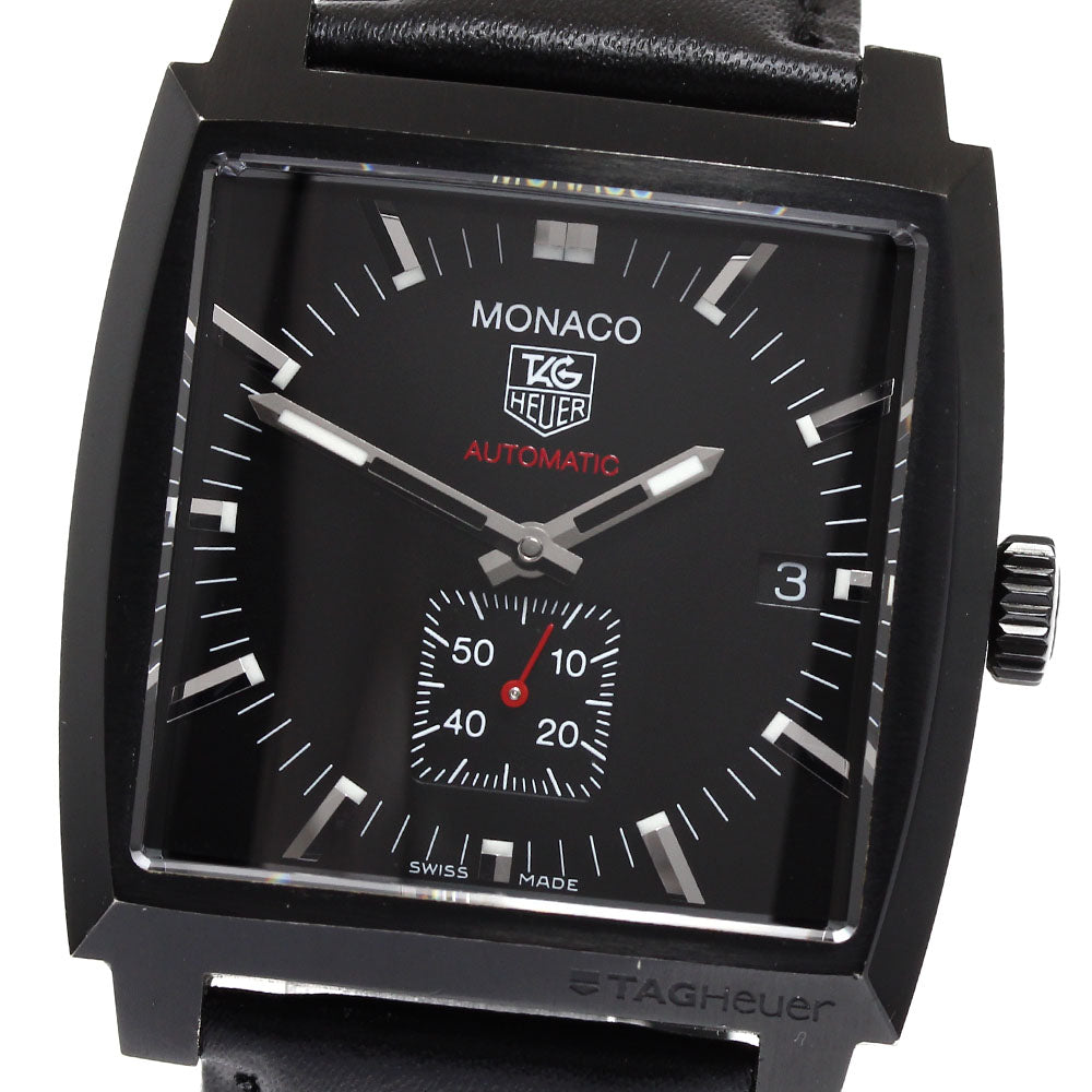 TAG HEUER Monaco WW2119.FC6338 Small Second Date Automatic Men's Watch_907223