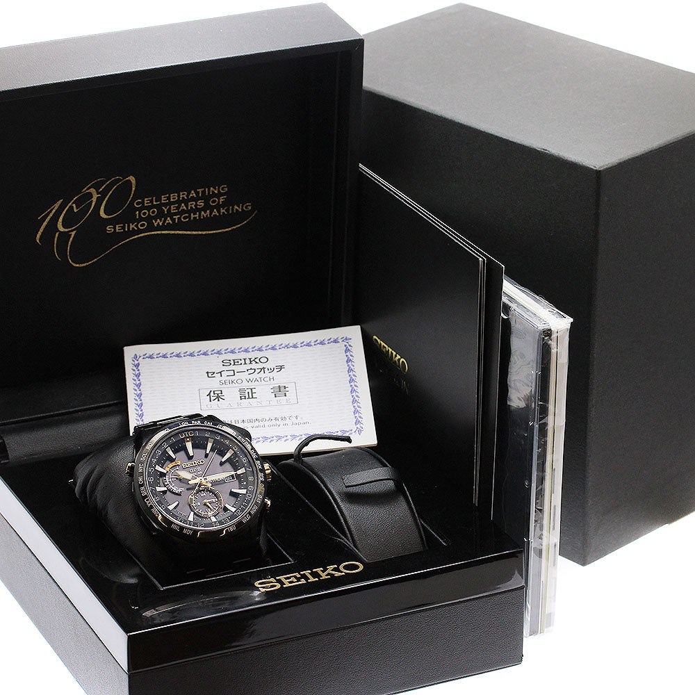 SEIKO Astron Kintaro Hattori SBXA100/7X52-0AH0 Solar Powered Radio Men's_907226