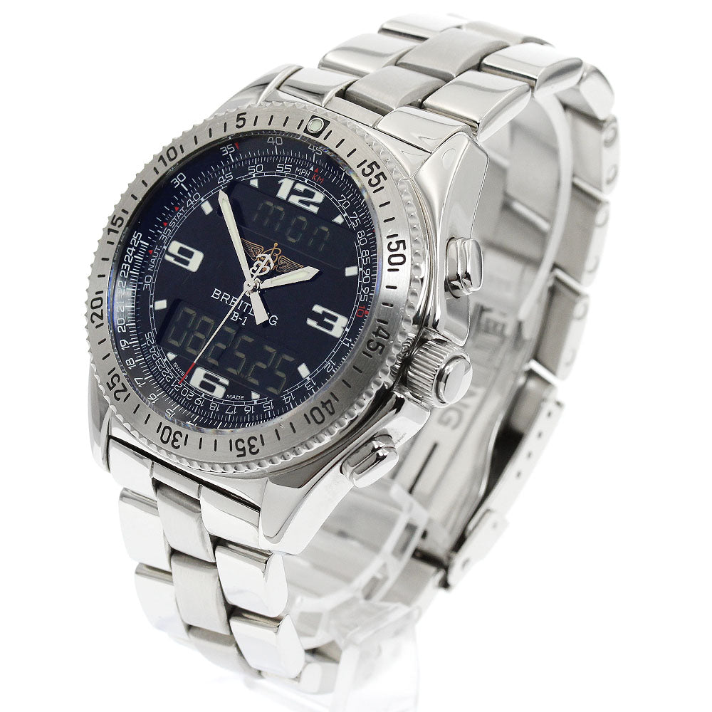 BREITLING B-1 A68362 black Dial Quartz Men's Watch_907229