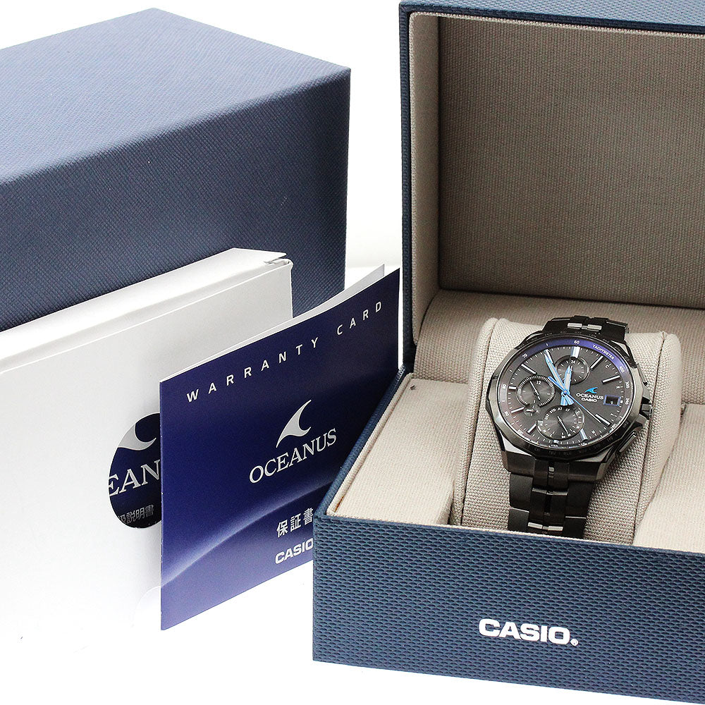 CASIO Oceanus Manta OCW-S5000B-1AJF Solar Powered Radio Men's Watch_907252