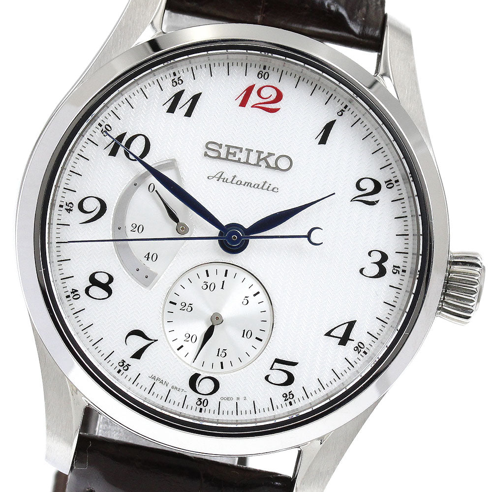 SEIKO Pureza SARW025/6R27-00J0 Power reserve white Dial Automatic Men's Watch_907257