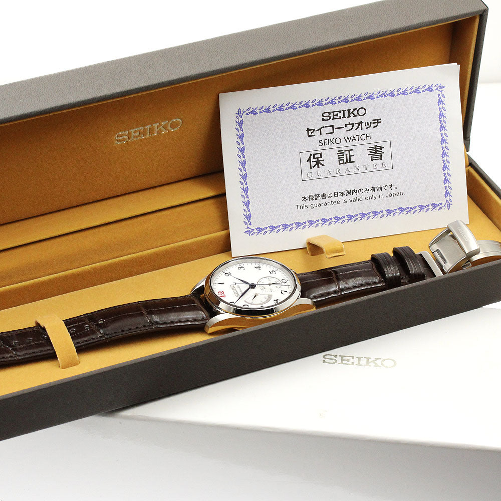 SEIKO Pureza SARW025/6R27-00J0 Power reserve white Dial Automatic Men's Watch_907257