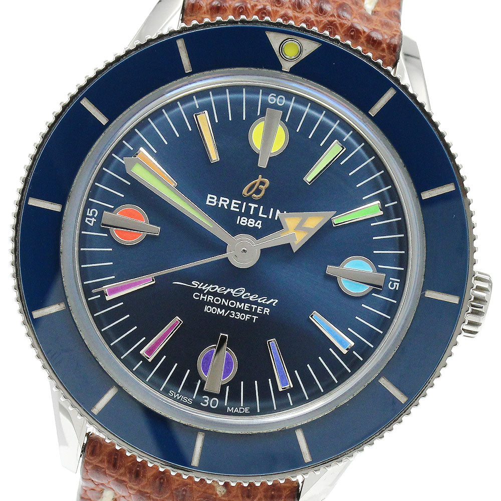 BREITLING Superocean Heritage57 Limited Edition A10370 Navy Dial Automatic Men's Watch_906267