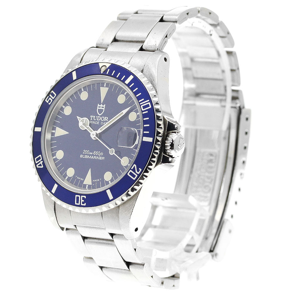 TUDOR Prince Date Submariner 75190 blue Dial Automatic Men's Watch_907272