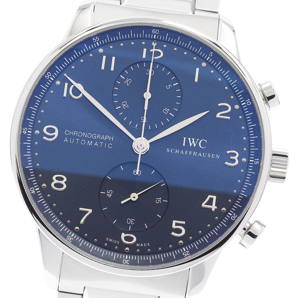 IWC SCHAFFHAUSEN Portugese IW371491 blue Dial Automatic Men's Watch_907276