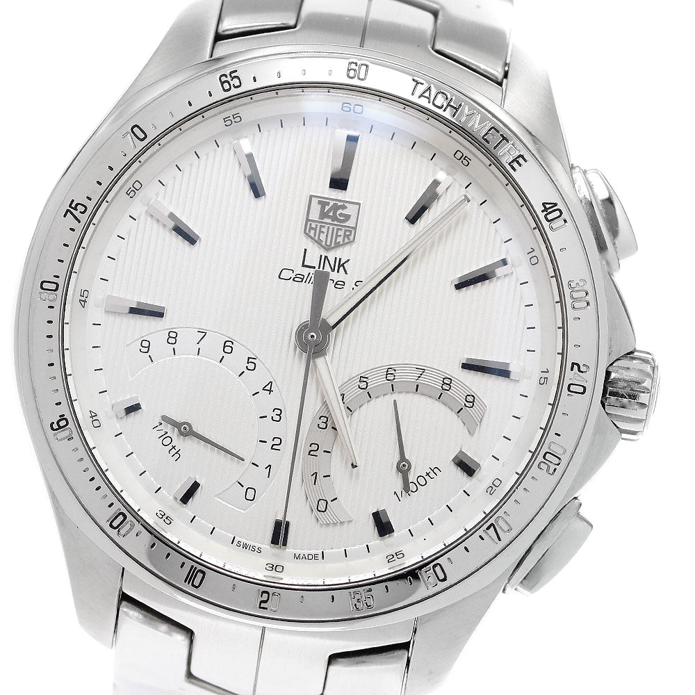 TAG HEUER Link Caliber S CAT7011 Chronograph Silver Dial Quartz Men's_907279