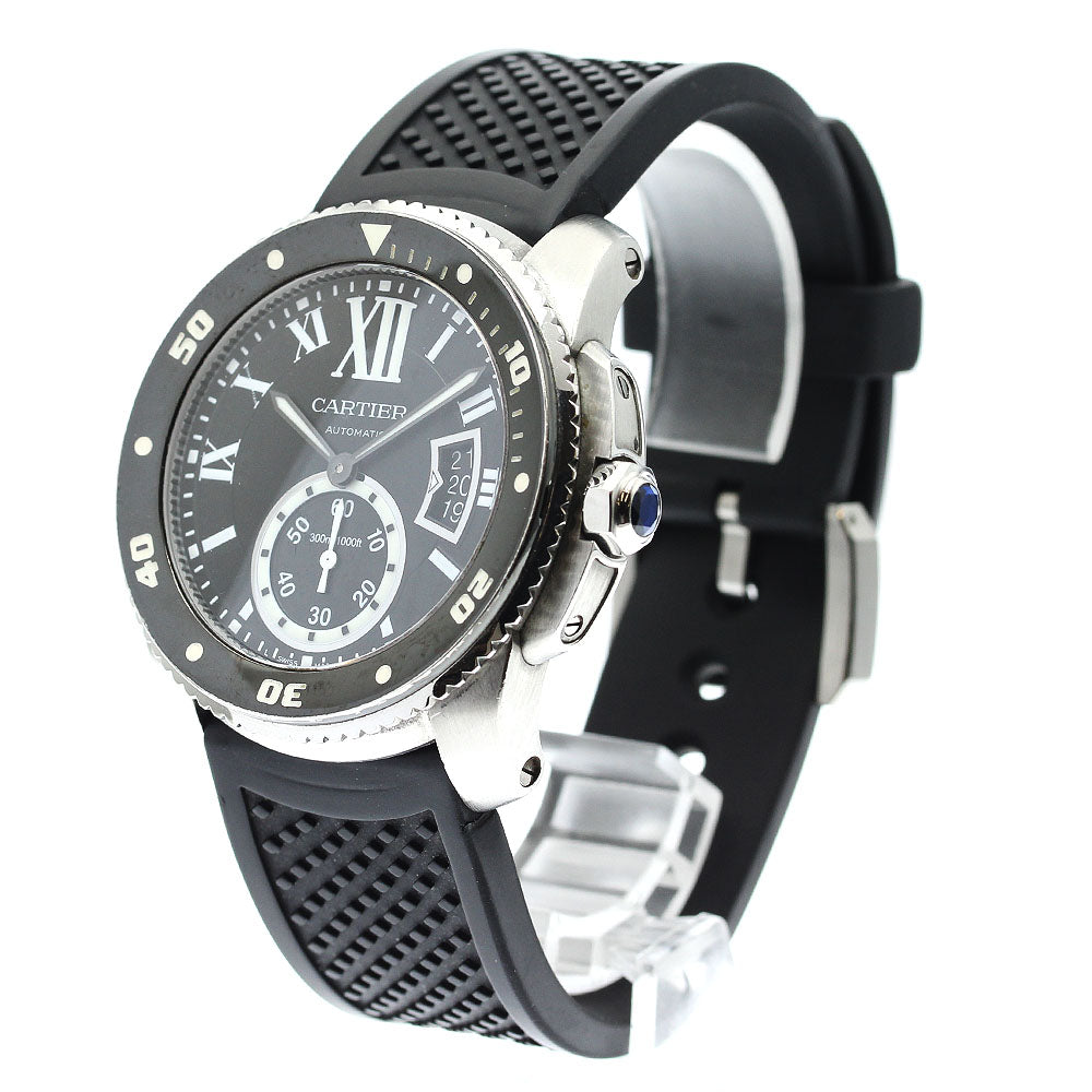 CARTIER Caliber de Cartier Diver W7100056 black Dial Automatic Men's_907298