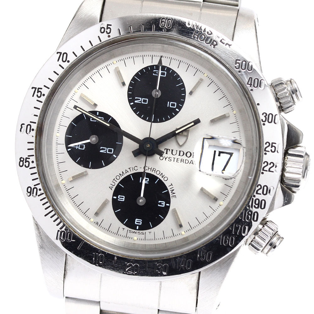 TUDOR Oyster Date Chronotime 79180 Silver Dial Automatic Men's Watch_907301