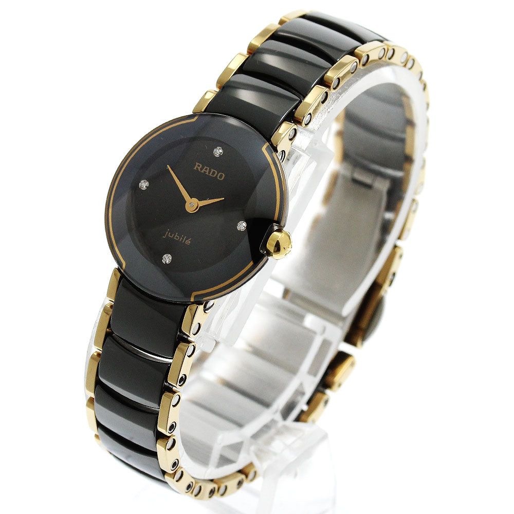 RADO Jubilee 153.0352.3 4P diamond black Dial Quartz Ladies Watch_907314