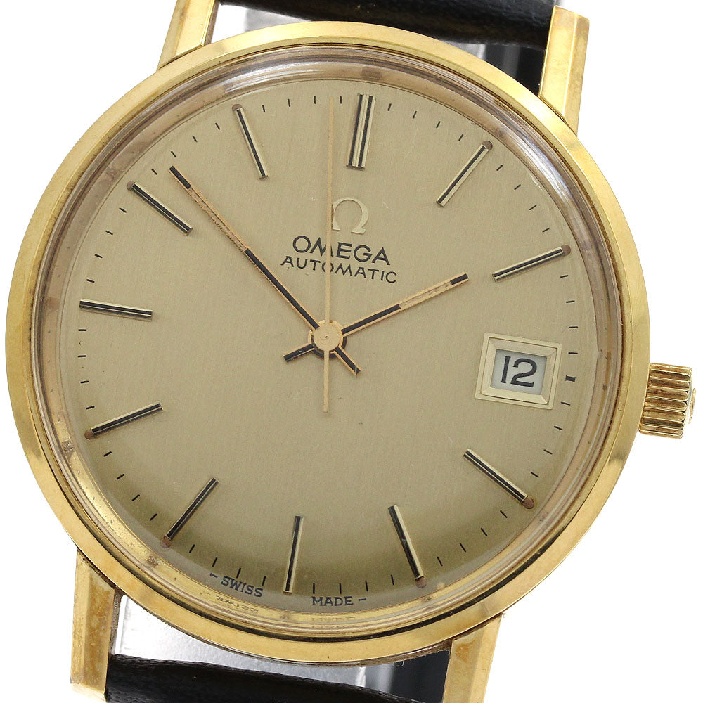 OMEGA 166.0202 Round Date cal.1010 Gold Dial Automatic Men's Watch_907577