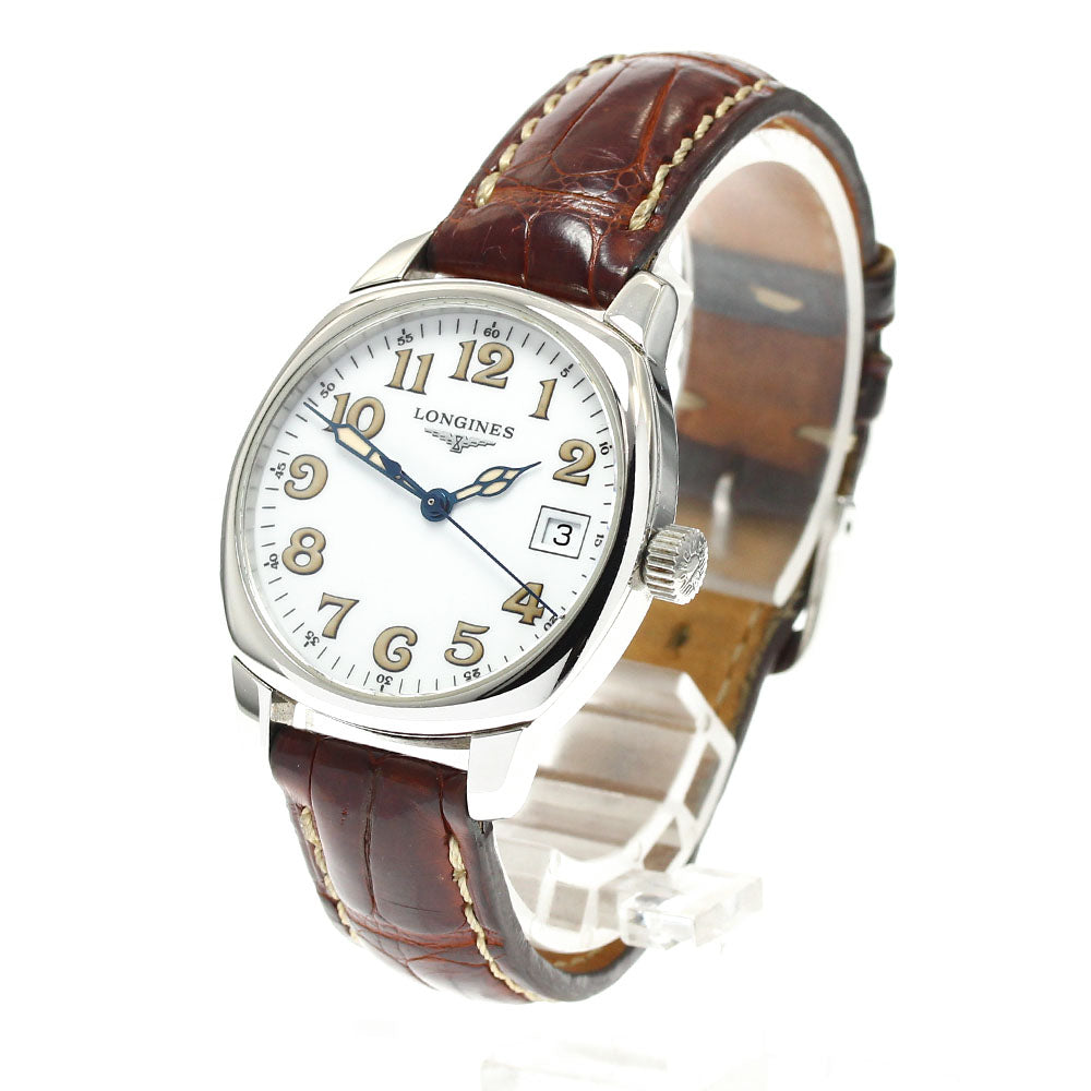 LONGINES Spirit L2.198.4 Date white Dial Quartz Boy's Watch_907579