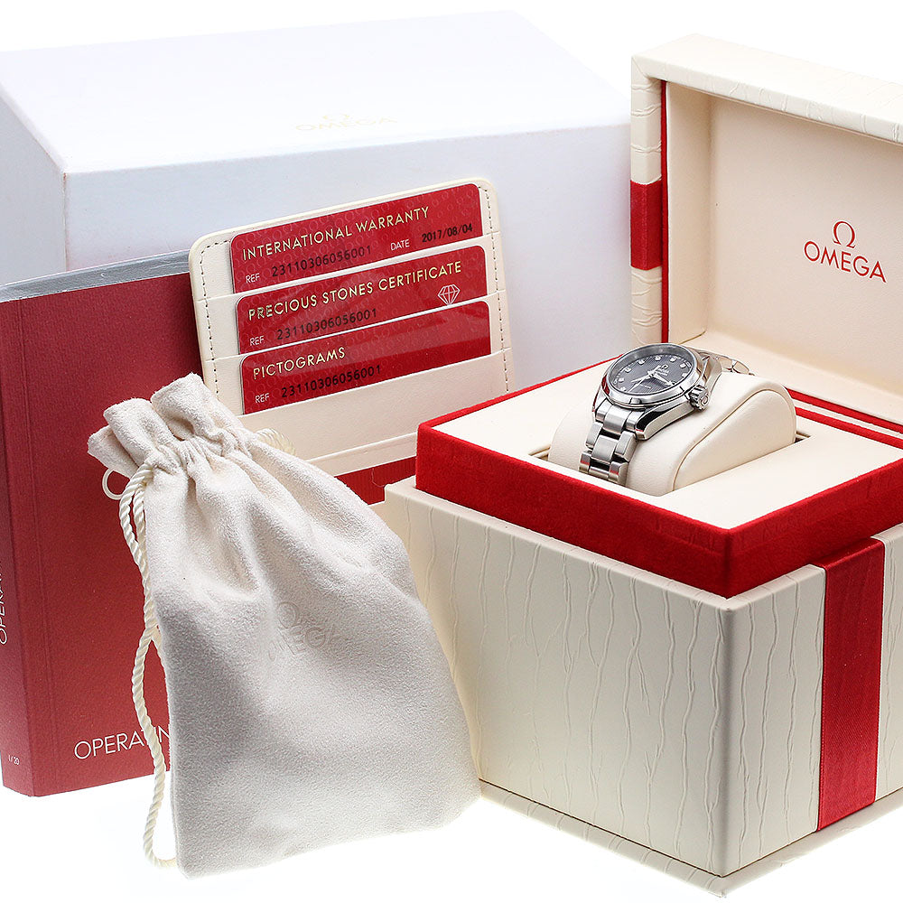 OMEGA Seamaster Aqua Terra 231.10.30.60.56.001 11P diamond Quartz Ladies_907584