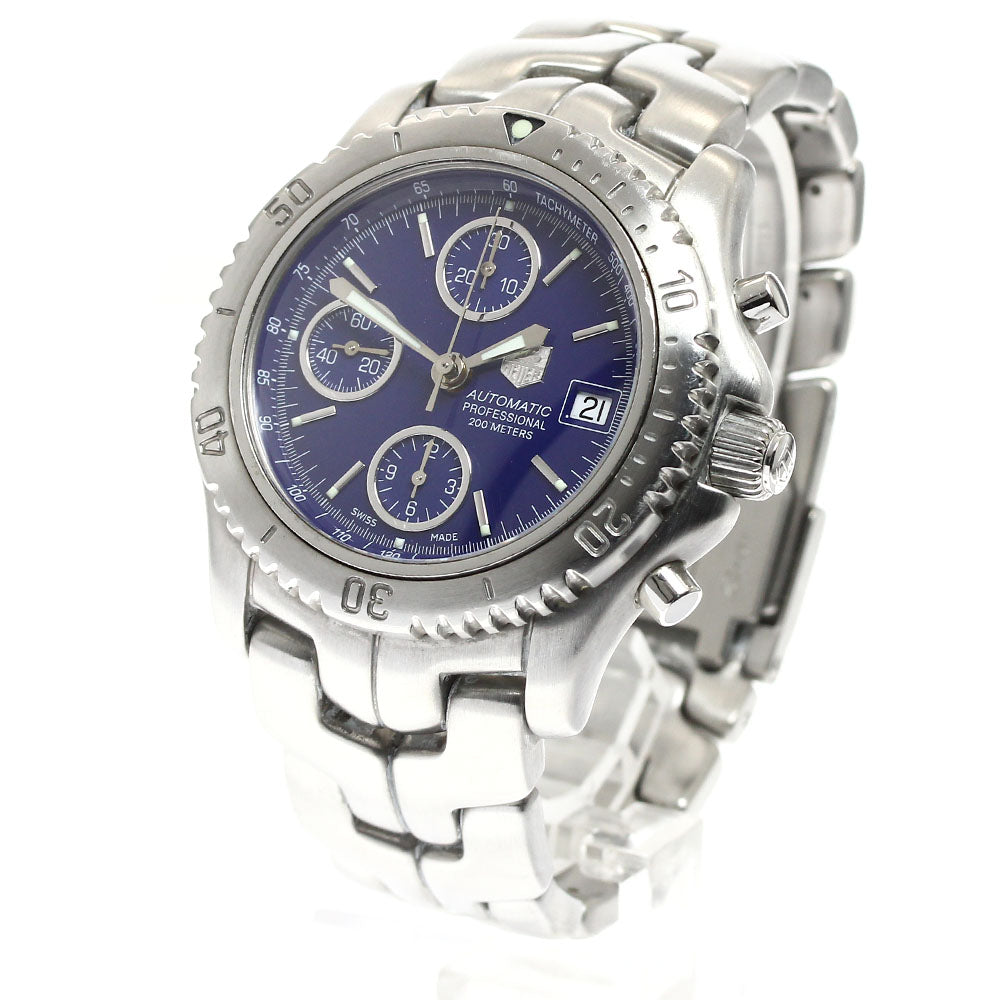 TAG HEUER Link CT2110 Date Chronograph Navy Dial Automatic Men's Watch_907589